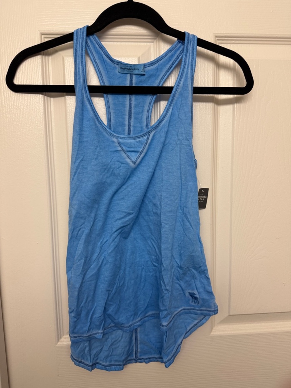 Abercrombie & Fitch y2k Blue Racerback Tank